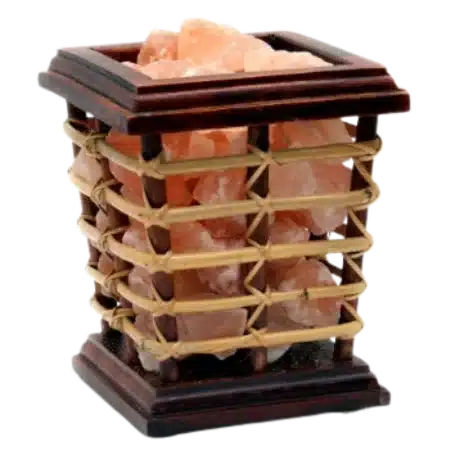 Cane Wood Basket — IS-242