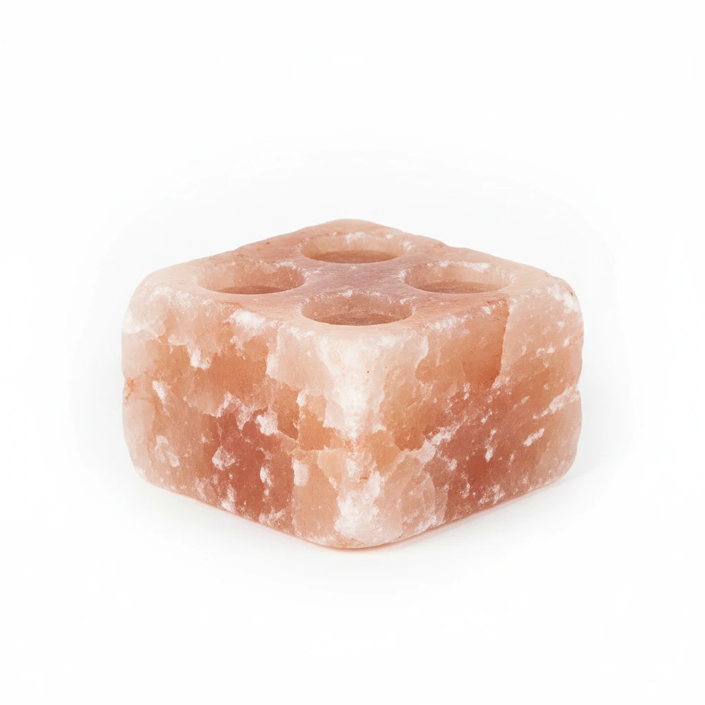 Three Holes Natural Candle Holder — IS-107